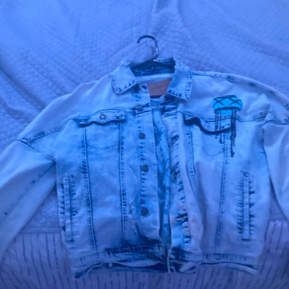 Rue 21 mens comic style jacket